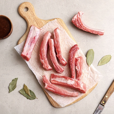[설성목장] 무항생제 한돈 등갈비 구이용 400g (냉장)