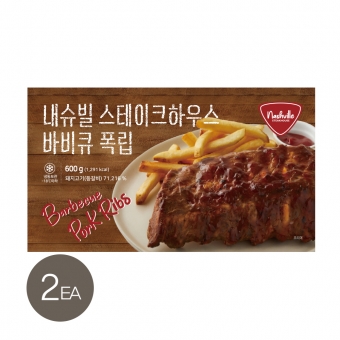 내슈빌스테이크하우스 바비큐 폭립 (600g) 1+1