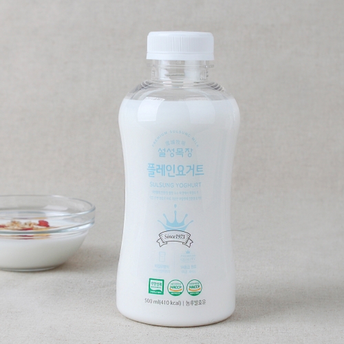 [설성목장] 플레인 요거트 (500ml)