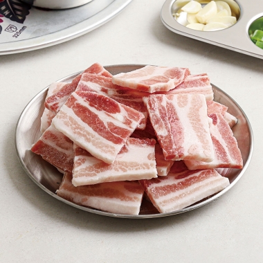 [설성목장] 무항생제 한돈 복고 삼겹살 (1kg)