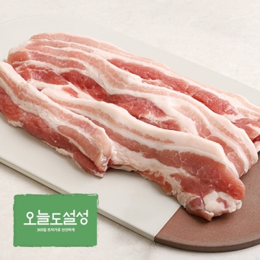 [오늘도설성] 한돈 삼겹살 구이용 11mm 500g (냉장)