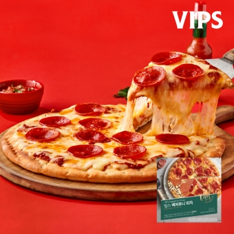 [빕스] 클래식 페퍼로니 피자 390g
