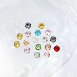 오스트리아산 크리스탈 2471 7mm (스와로브스키 정품) 쿠션 플랫백 평면 네일스톤 네일파츠