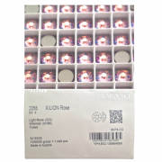 오스트리아산 크리스탈 2088 (스와로브스키 정품) 라이트로즈쉬머 원형 평면 네일스톤 네일파츠