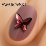 오스트리아산 크리스탈 2854 8mm/12mm (스와로브스키 정품) 버터플라이 플랫백 나비형 평면 네일스톤 네일파츠