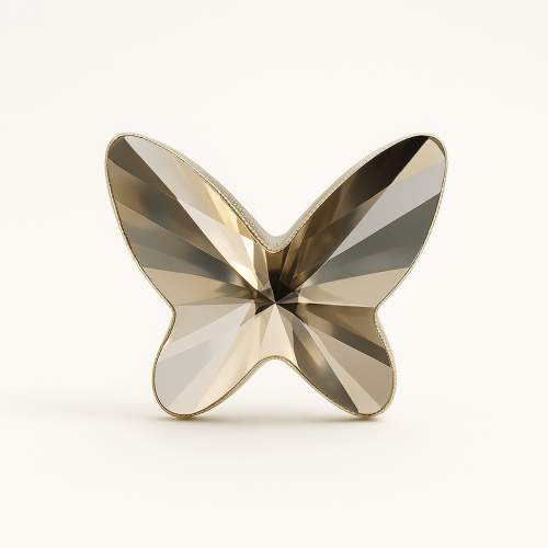 오스트리아산 크리스탈 2854 8mm/12mm (스와로브스키 정품) 버터플라이 플랫백 나비형 평면 네일스톤 네일파츠