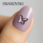 오스트리아산 크리스탈 2854 8mm/12mm (스와로브스키 정품) 버터플라이 플랫백 나비형 평면 네일스톤 네일파츠