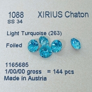 오스트리아산 크리스탈 1088 (스와로브스키 정품) 브이컷 Light Turquoise 네일파츠 네일스톤