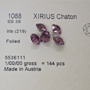 오스트리아산 크리스탈 1088 (스와로브스키 정품) 브이컷 아이리스 네일파츠 네일스톤