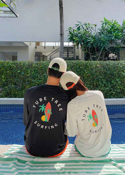 [M~2XL]룰루 래쉬가드 허니문 시밀러 커플룩