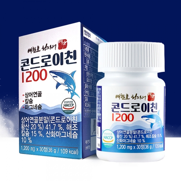 하이쇼핑 배한호 원장 명작 콘드로이친 1200 관절 영양제 상어연골 12개월분