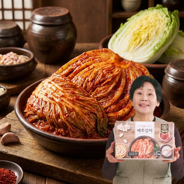 하이쇼핑 홍여진 고향애 명품 김치 10kg 포기 배추 맛있는 홈쇼핑 김치