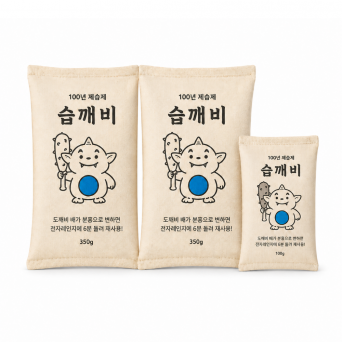 하이쇼핑 100년 제습제 습깨비 3종 옷장 서랍용 가정용 화장실 대용량 재사용 습기제거제