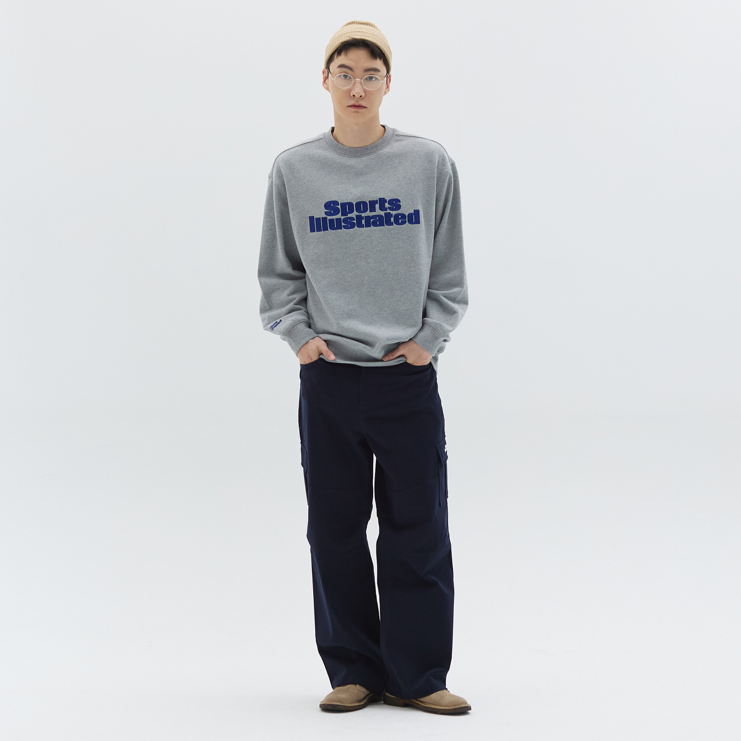 스포츠일러스트레이티드 사이드 포켓 카고팬츠 (네이비)