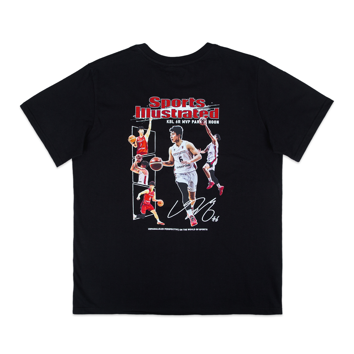 KBL 6ROUND MVP SI 라운드 티셔츠 (블랙)