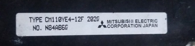 MITSUBISHI CM110YE4-12F