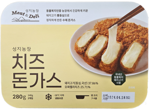 돈마루 치즈돈가스 280g (가공-280g)