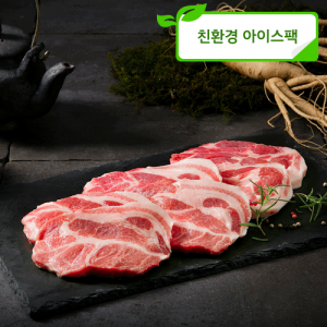 인삼포크 목심 목살 구이용 1kg (목살-1000g)