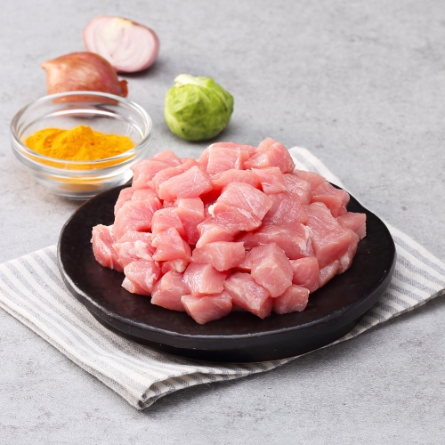 안동참마돼지 등심 카레용 1kg (등심-1000g)