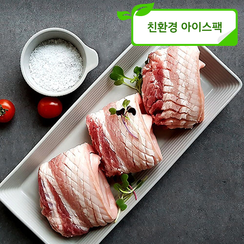 담아한포크 벌집 오겹살 미박삼겹 구이용 1kg  (오겹살-1000g)