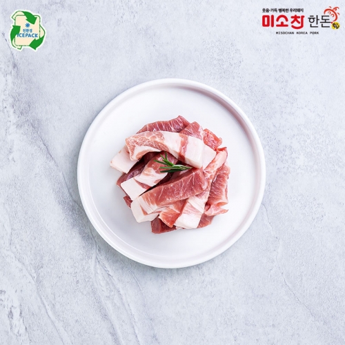 미소찬한돈 앞다리살 찌개용 1kg (앞다리살-1000g)