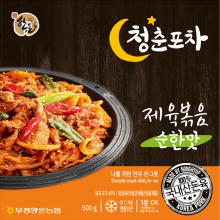 포크밸리 청춘포차 제육볶음 순한맛 500g (냉동)