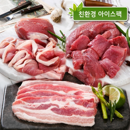 [肉월의 혜택] 태흥한돈 든든한돈세트 (총 1.6kg)