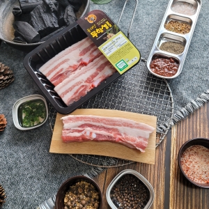 [CAMPIG] 동대산포크 삼겹살 바비큐용 500g (삼겹살-500g)