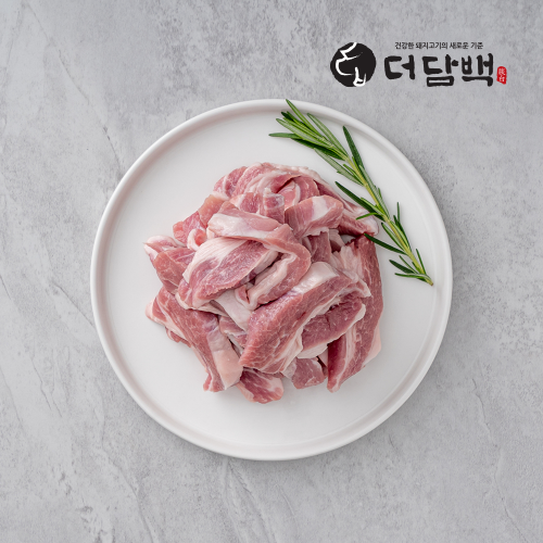 더담백 한돈 등심덧살 구이용 1kg (등심덧살-1000g)