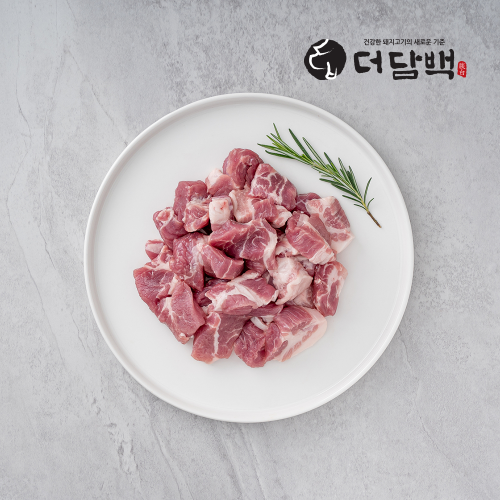 더담백 한돈 목심 찌개용 1kg (목살-1000g)