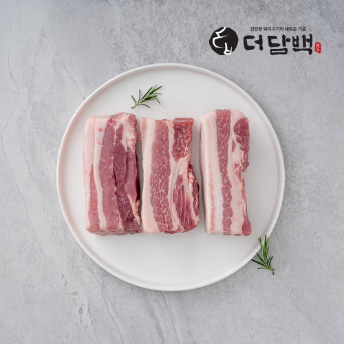 더담백 한돈 삼겹살 수육용 1kg (삼겹살-1000g)