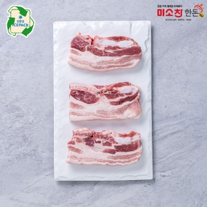 [CAMPIG] 미소찬한돈 삼겹살 바베큐용 500g (삼겹살-500g)