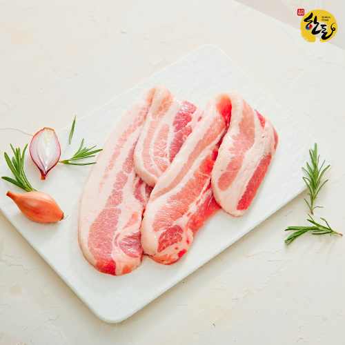 육류도가 삼겹살 구이용 500g*2 (삼겹살-1000g)