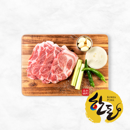 농부의정육점 목살 구이용 1kg (목살-1000g) 농부의정육점 목살 구이용 1kg (목살-1000g)