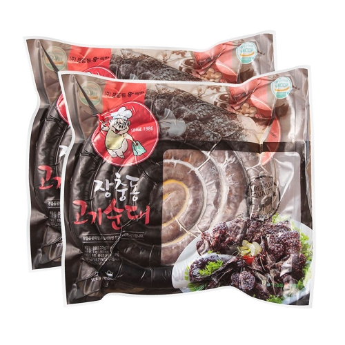 장충동왕족발 고기순대 1kg*2 (가공-2000g)