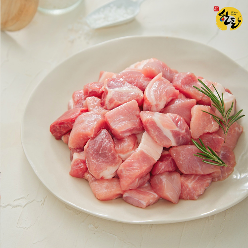 육류도가 앞다리살 찌개용 500g*2 (앞다리살-1000g)