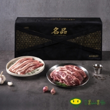 [한돈 선물세트] 강원산돈 선물세트 2호 (삼겹살-1000g / 목살-1000g)