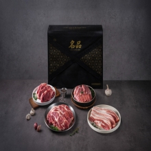 [한돈 선물세트] 강원산돈 선물세트 3호 (삼겹살-500g / 목살-500g / 앞다리살-500g / 등심덧살-500g)