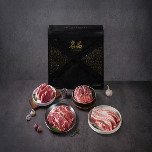 [한돈 선물세트] 강원산돈 선물세트 3호 (삼겹살-500g / 목살-500g / 앞다리살-500g / 등심덧살-500g)