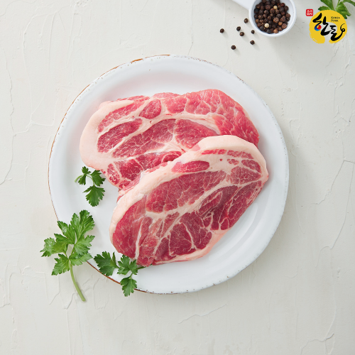 육류도가 목살 구이용 500g*2 (목살-1000g)