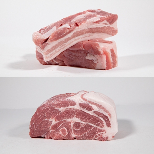 숨포크 삼겹살+목살 보쌈용 1.6kg (삼겹살-800g / 목살-800g)