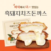 이어도포크 흑돼지 치즈돈까스 5개 세트 (가공-775g)