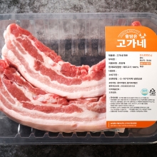 고가네 미박삼겹살 수육용 1kg (삼겹살-1000g)