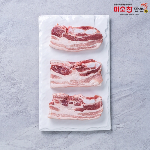 [반짝특가] 미소찬한돈 삼겹살 구이용 1kg (삼겹살-1000g)