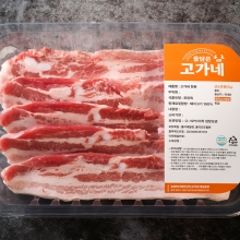[반짝특가] 고가네 삼겹살 구이용 1kg (삼겹살-1000g)