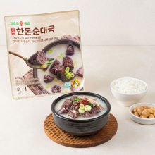 장충동왕족발 진한 한돈순대국 250g*4 (가공-1000g)