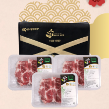 [한돈 선물세트] 숨포크 삼목구이 1.5kg (삼겹살-1000g / 목살-500g)