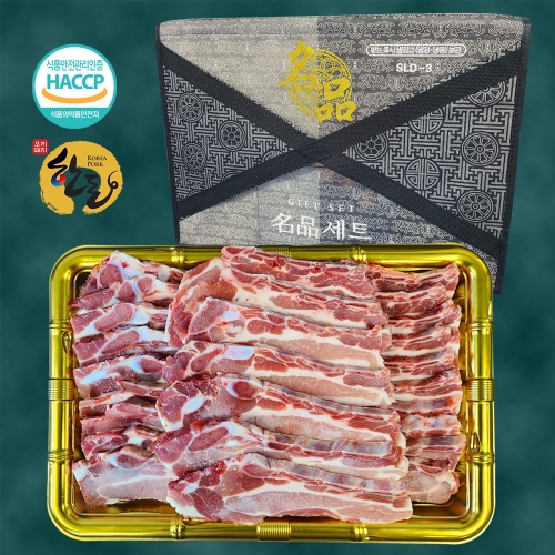 [2026 설날] 정직한돈 한돈LA갈비 선물세트(냉동) (갈비-3000g)