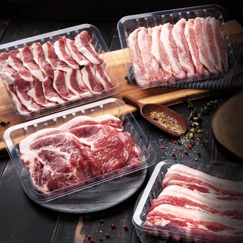 [2026 설날] 산수골목장 프리미엄 구이 1호 (삼겹살-500g / 목살-500g / 항정살-500g / 등심덧살-500g)