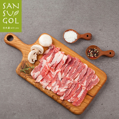 산수골목장 등심덧살 구이용 1kg (등덧심살-1000g)